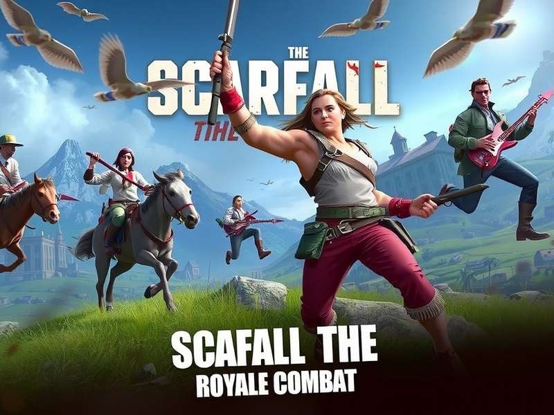 ScarFall Mod Apk Gameplay Interface on Mobile