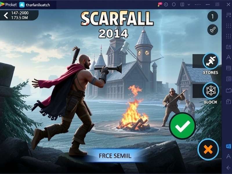 ScarFall The Royale Combat Offline Gameplay on Mobile