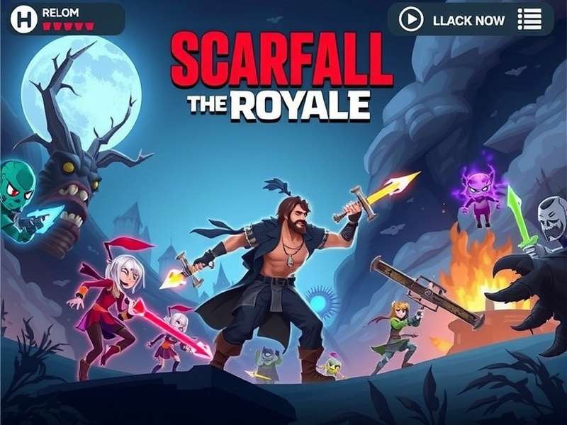 Scarfall The Royale Combat – Battle Royale Gameplay with APK OBB Download
