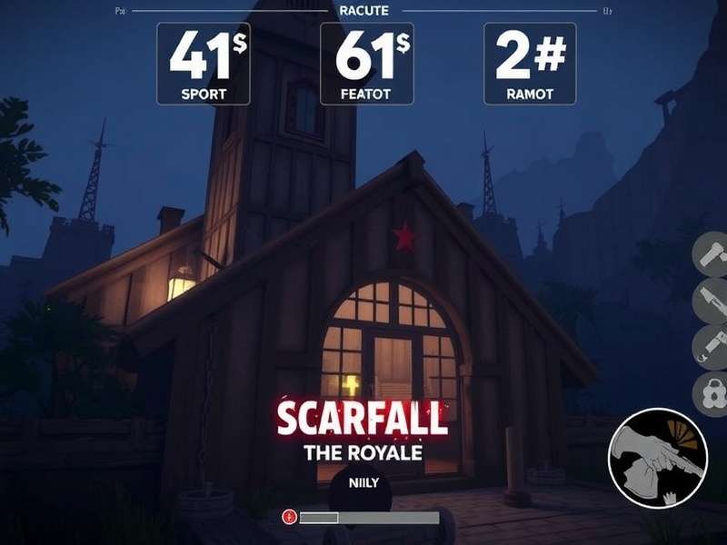 Scarfall The Royale Combat 2025 gameplay with squad in action