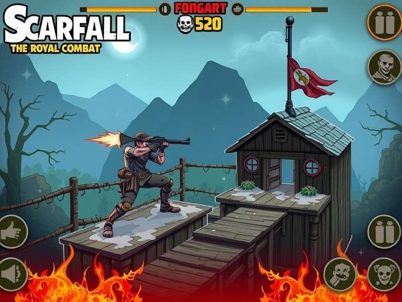 ScarFall The Royale Combat gameplay battle royale action in India