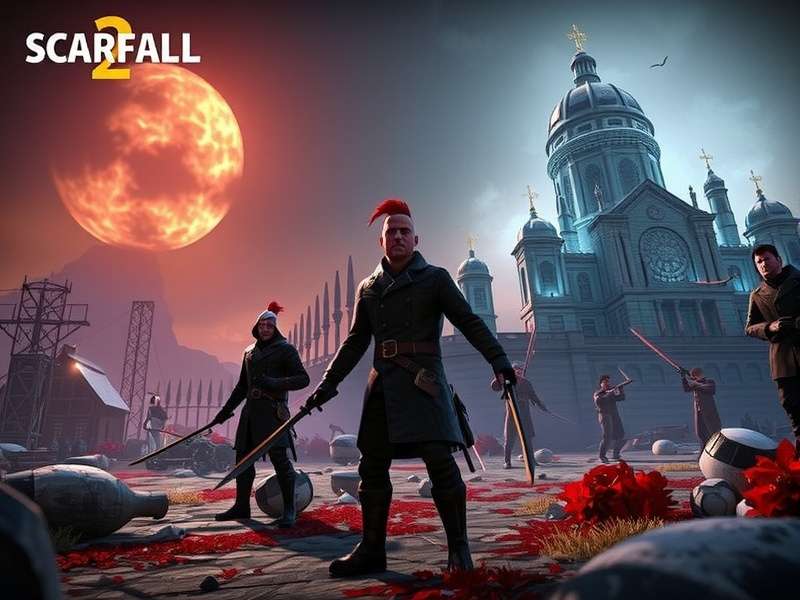 Scarfall 2.0 vs Scarfall The Royale Combatant gameplay comparison featuring battle royale action