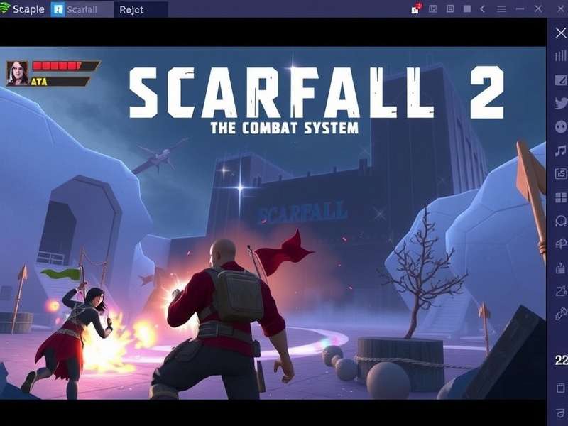 Scarfall 2.0 vs Scarfall The Royale Combat System — comparison banner showing both game versions side by side with Indian flag motifs