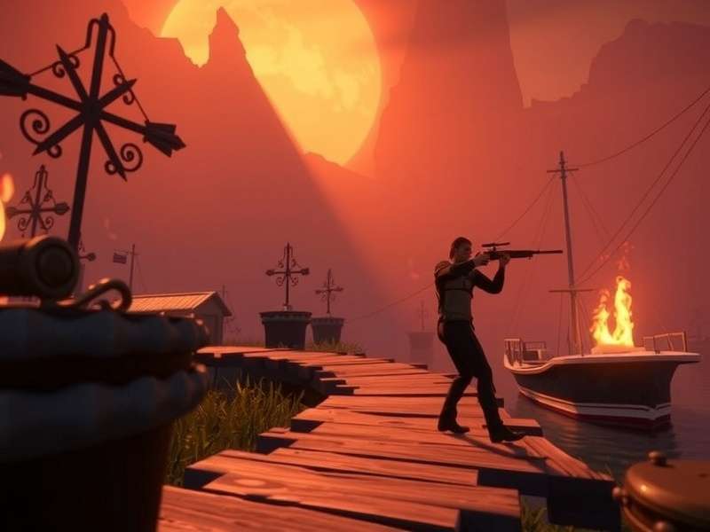 Scarfall The Royale Combat 2022 gameplay action with weapons and map