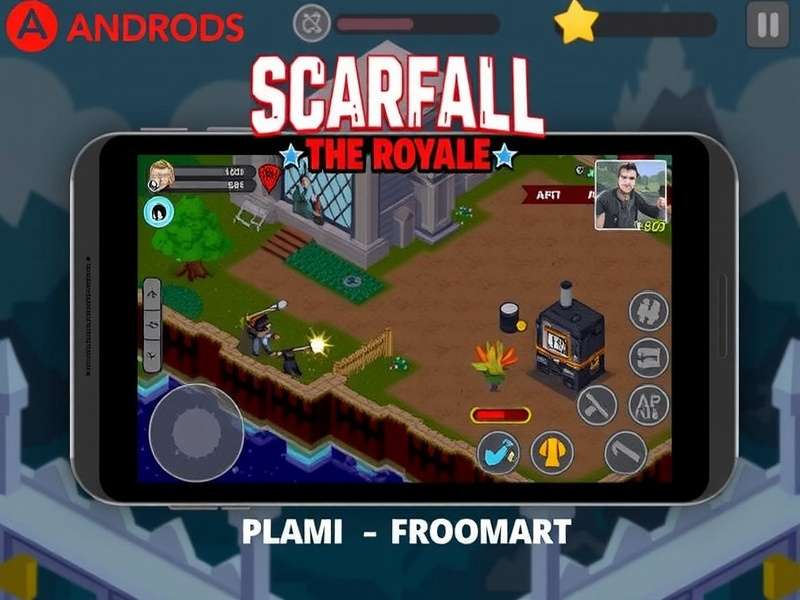 Scarfall The Royale Combat Android Gameplay Free Online – Battle Royale action on mobile