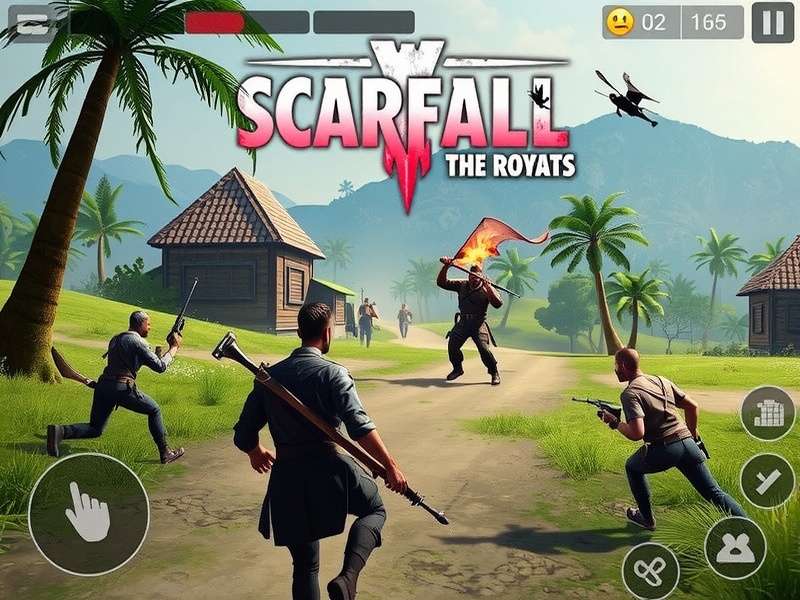 Scarfall The Royale Combat Android Gameplay Malayalam – battle royale action scene