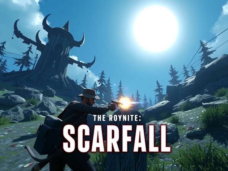 Scarfall The Royale Combat intense battle royale gameplay action screenshot